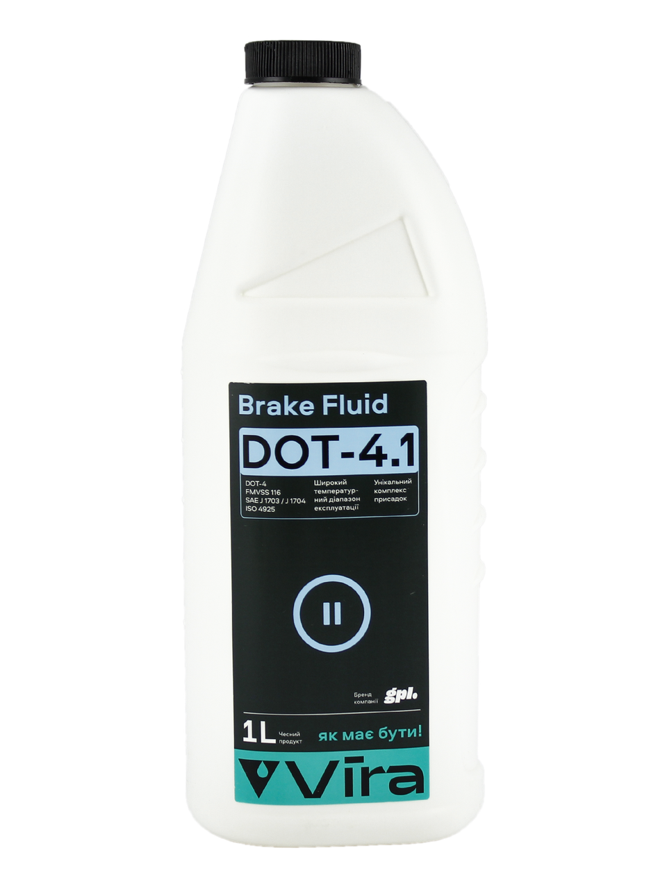 Гальмівна рідина Brake Fluid DOT-4.1 1 л (Vi1102) Vira