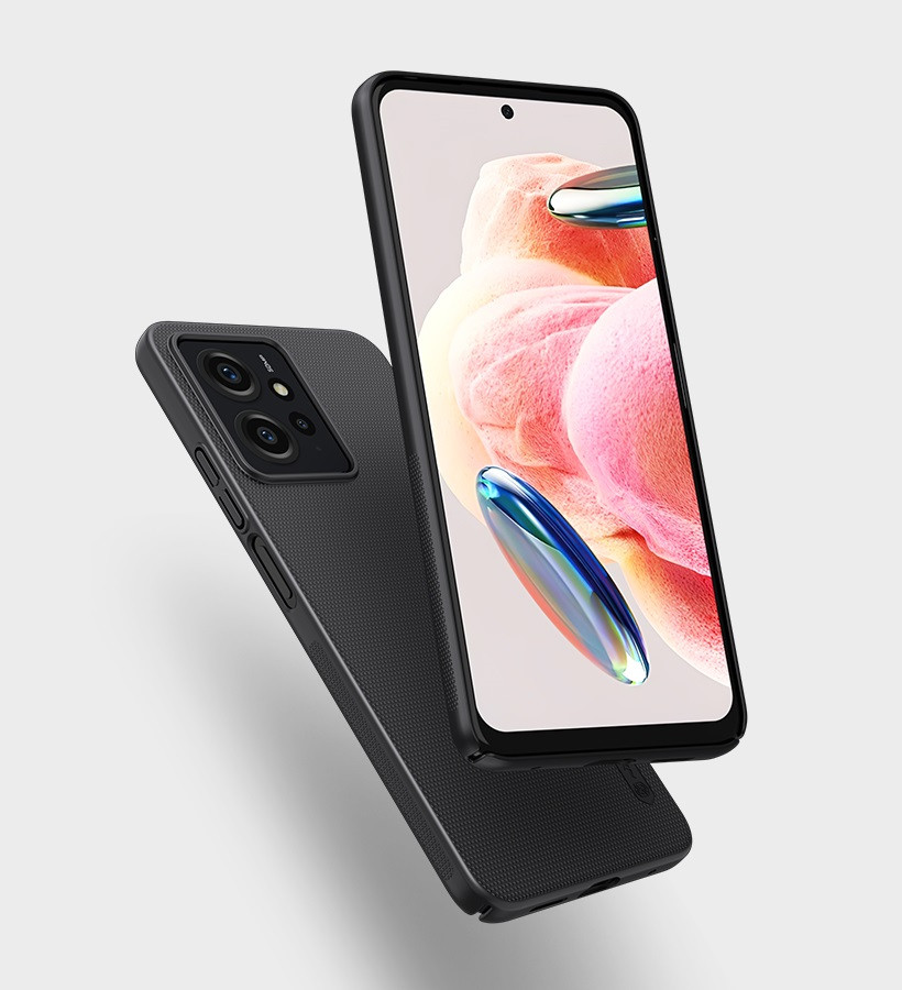 Чохол бампер Nillkin Super Frosted Shield для Xiaomi Redmi Note 12 4G Black