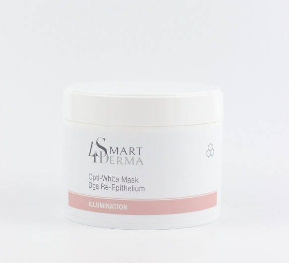 Оптично відбілююча реепітелізуюча маска Smart4Derma Illumination OPTI-WHITE MASK DGA RE-EPITHELIUM