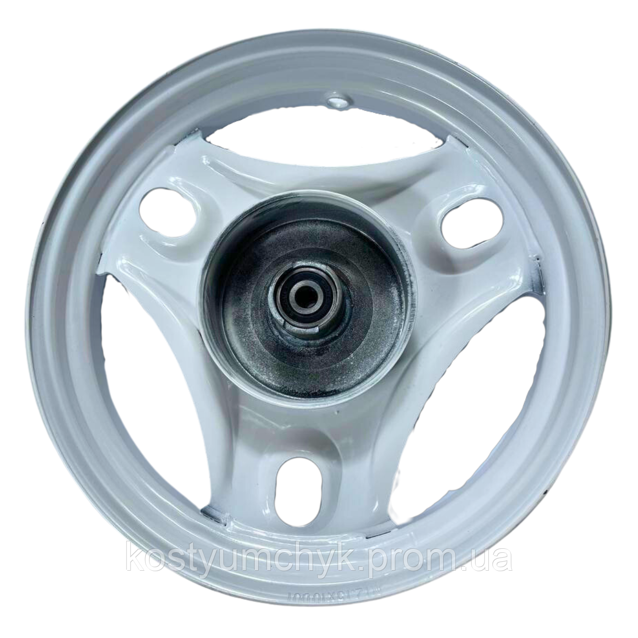 Диск передний Honda Dio-50 метал 2.15х10 c 2 подшипниками 6200 и ...