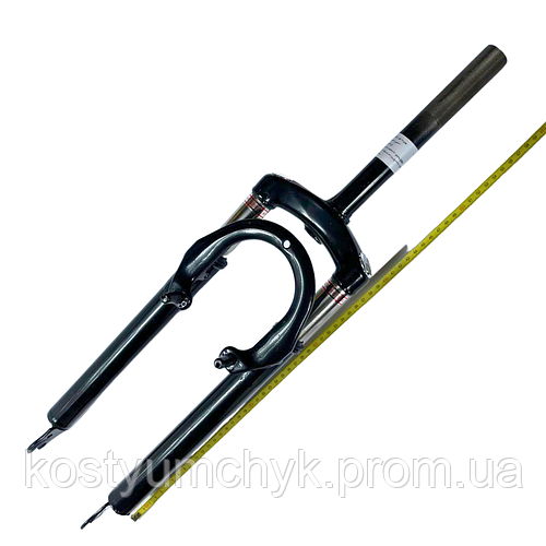 Вилка 26 амортизационная с резьбой под V-brake и disk 1дюйм 25.4 мм ...