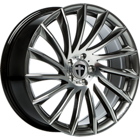 Диски від Tomason ( Томасон) модель TN16 колір Dark Hyperblack polished параметри 8J x 18" PCD 4 x 100 ET 35