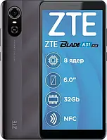 Cмартфон мобільний телефон ZTE Blade A31 Plus 1/32 GB Grey (899612)