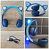 Бездротові навушники з вушками P47M сині, фото 9