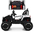Дитячий електромобіль Buggy 4WD (білий колір) + кондиціонер, пульт дистанційного керування 2,4G, фото 5