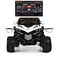 Дитячий електромобіль Buggy 4WD (білий колір) + кондиціонер, пульт дистанційного керування 2,4G, фото 6