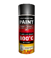 Термостойкая краска аэрозоль Hansa 400 мл +800 градусов в баллоне цвет серо - коричневый арт. 903