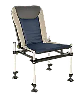 Кресло рыбацкое фидерное, туристическое CUZO quantum M-Elektrostatyk 140 кг та чехол, синий