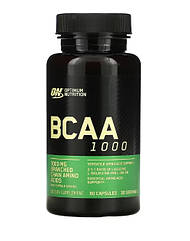 Optimum Nutrition, BCAA 1000 Caps, 500 мг, 60 капсул