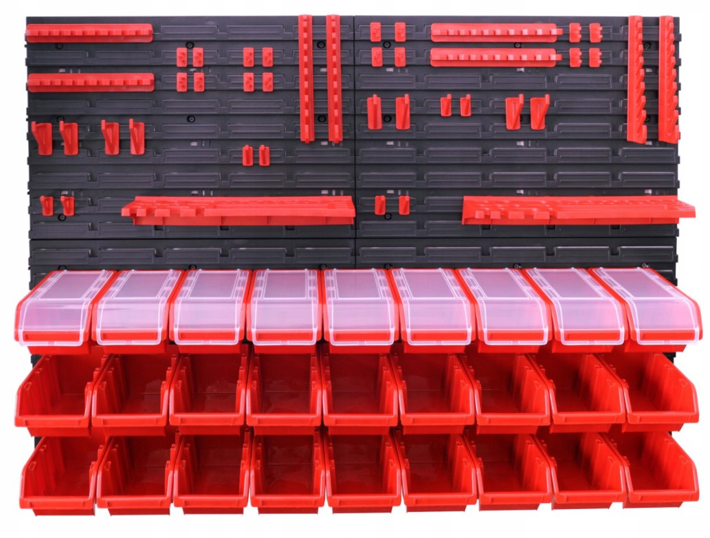 Панель для інструментів Kistenberg розміром 115*78 см у комплекті +27 контейнерів