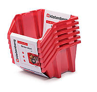 Набор контейнеров Kistenberg Bineer Short 214 x 198 x 133, красный, 6 штук