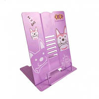 Подставка для книг Zibi 3503-10 270x165x210мм металлическая фиолетовая (1)