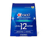 Відбілюючі смужки для зубів Crest 3D Whitestrips 1 hour Express Whitening Kit 10пар (20шт) Level 12, фото 3