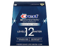 Відбілюючі смужки для зубів Crest 3D Whitestrips Professional Bright Whitening Kit 18пар (36шт) Level 12