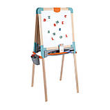 Мольберт Smoby дерев'яний двосторонній Веселе навчання 80аксесуарів (410401), фото 3