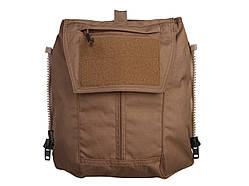 Сумка панель-рюкзак на спину Emerson AVS для плитоноски на ZIP і MOLLE Койот