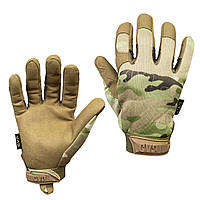 Рукавички тактичні повнопалі UAD ARES сенсорні Мультикамуфляж L