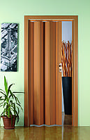 Двері гармошка глуха 810х2030х6мм "Бук Європейський" 820х2030х6мм