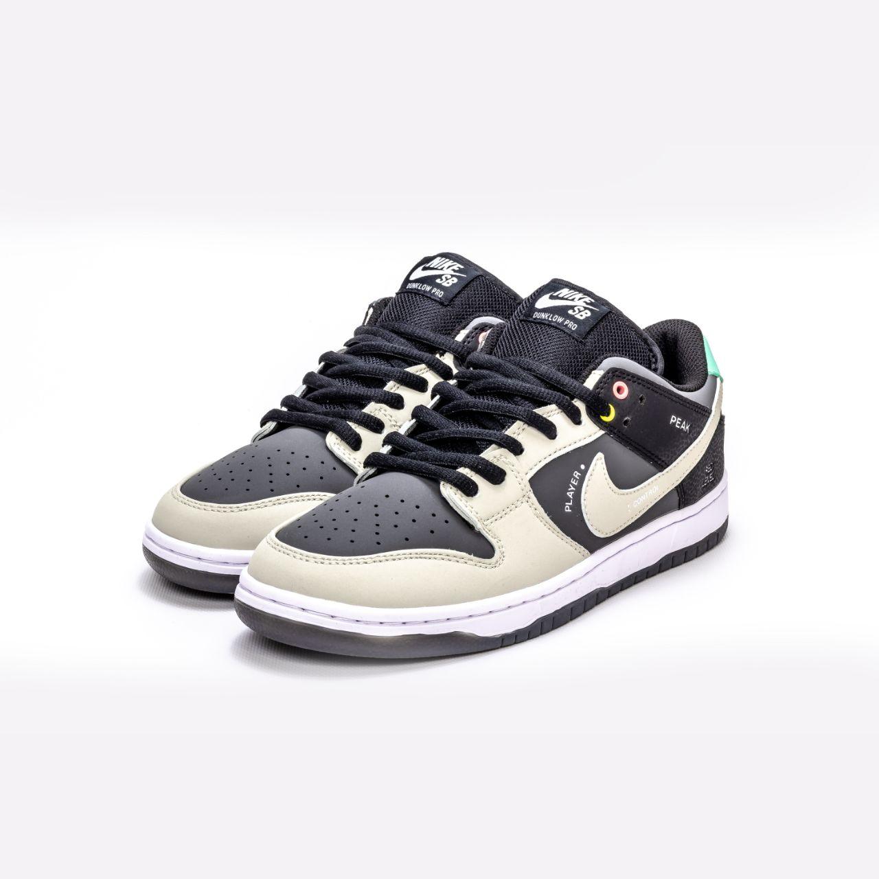 Кросівки чоловічі чорні Nike SB Dunk Low Black Grey (11434)