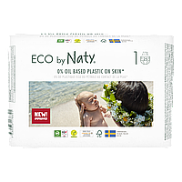 Органические подгузники Eco by Naty Размер 1 (от 2 до 5 кг) 25 шт