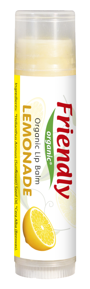 Органічний бальзам для губ Friendly Organic лимонад 4,25 гр