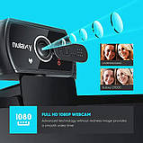 Вебкамера NULAXY HD 1080p з мікрофоном, фото 2
