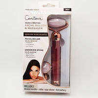 Масажер ролик електричний Facial Roller Massager. Колір: червоний