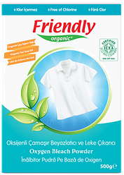 Органічний кисневий порошок для видалення плям Friendly Organic 500 гр