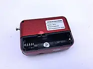 Колонка музична міні радіо USB та MP3 B872 Переносний портативний радіоприймач, фото 6