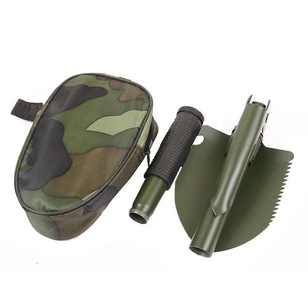 Лопата для туристичного туризму, Похідна лопата для виживання, Саперна армійська лопатка OU-25, фото 1