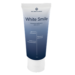 Зубна гель-паста WHITE SMILE 75 мл Безпечна та високоефективна формула для щоденного догляду за зубами