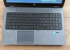 Робоча станція HP ZBook 15 G1/15.6"/Core i5 2 ядра 2.5 GHz/8GB DDR3/120 GB SSD/Quadro K610M 1GB/Webcam, фото 3