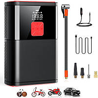 Портативний автокомпресор з Li-Ion акумулятором AC100 (6000 mAh, 10 bar)