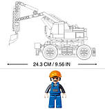 Конструктор Sluban B1155 "Екскаватор на Р/У" Пульт, 2,4G, Акумулятор, USB заряджання, 353 деталі, фото 5