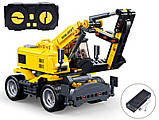 Конструктор Sluban B1155 "Екскаватор на Р/У" Пульт, 2,4G, Акумулятор, USB заряджання, 353 деталі, фото 4