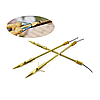 Рибальська стріла рибальські дротики для рогатки Стріли для рогатки Bowfishing 16 жовтий, фото 5
