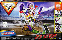 Ігровий набір Трек Monster Jam Grim Takedown Playset Монстр Джем Monster Jam 84763675