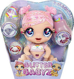 Пупс блискуча лялька Glitter Babyz Мрійник змінює колір Dreamia Stardust Baby MGA 586418