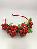 Вінок на голову з червоною калиною, фото 4