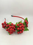 Вінок на голову з червоною калиною, фото 7