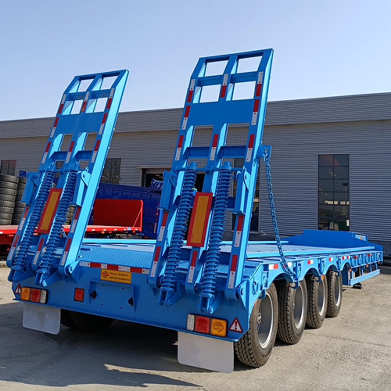 Полуприцеп низкорамник для нестандартных грузов Maxway (50 тонн, 4 оси) - фото 1 - id-p1894220652