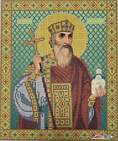 445-94516 Святой равноапостольный князь Владимир А4, набор для вышивки бисером иконы