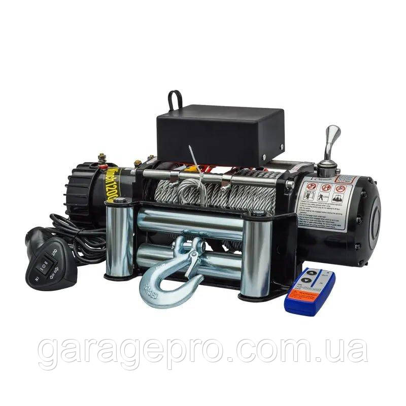 Лебідка для позашляховика 12 Вольт Electric Winch 12000lbs (5443 кг)