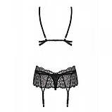 Комплект Obsessive Mixty 3-pcs set black L/XL, фото 4