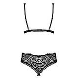 Комплект Obsessive Sweetia 2-pcs set black S/M, фото 5