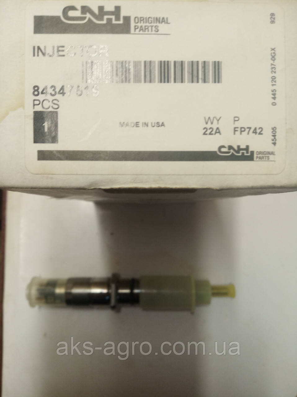 Форсунка 144 87708024/87636630/5263310 T8040/MX335 Case 84347519