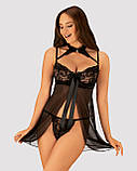 Бебідолл Obsessive Elizenes babydoll thong S/M, фото 4
