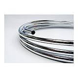 Гнучке підведення кутове 1/2" ВВ хром d10мм мідне FLEXY CHROME, фото 2