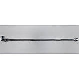Гнучка підводка кутова 1/2 ВЗ (коліно 1/2 ЗР) хром d10мм мідна FLEXY CHROME, фото 4