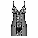 Пеньюар Obsessive Lucita + стринги L/XL, фото 4